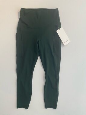 NWT lululemon Dark Green High-Rise Leggings